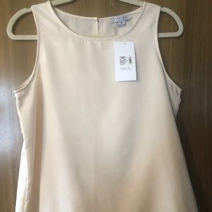 Silk sleeveless shirt